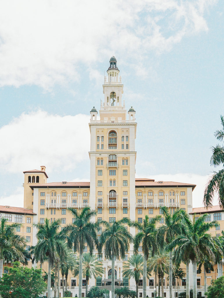 Photo of the front of The Biltmore Hotel in Coral Gables Miami